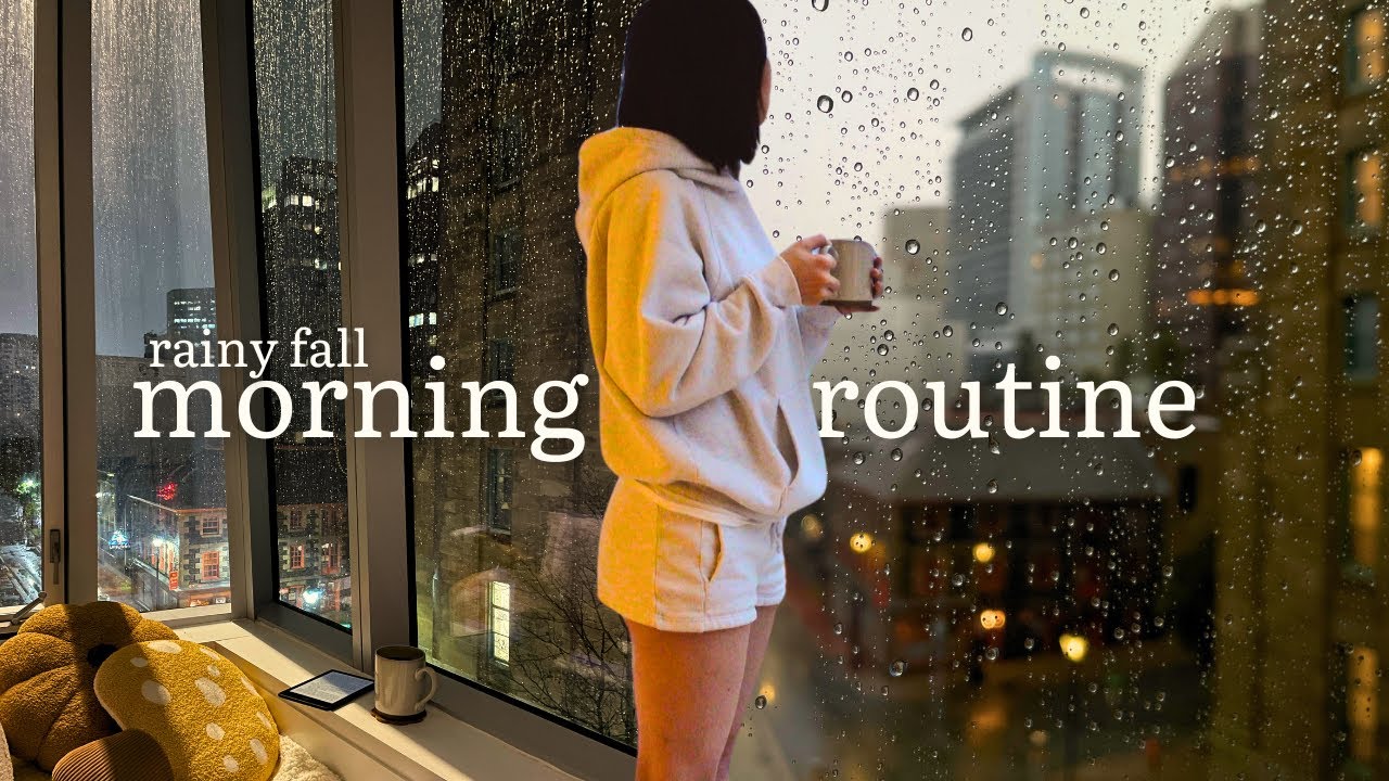 Cozy Autumn Morning Routine 🍂 Rain & Coffee ☕️