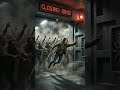 Would you survive this final sprint to the bunker? ⏳😱 #ZombieApocalypse #Survival