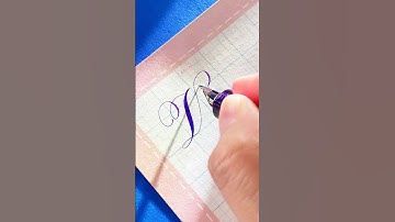 Chữ V sáng tạo #chudeptiktok #hanwriting #art #luyenchudep