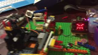 LEGO Motors,Gear, and Hinged Beams