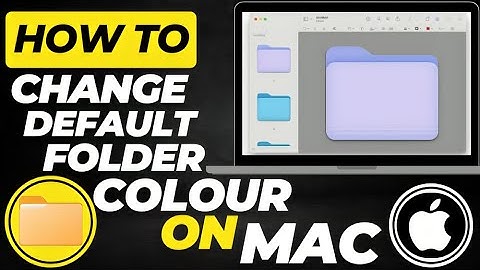 How To Change Default Folder Color On macOS | Customize macOS Folders!