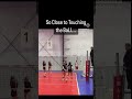 Volleyball Libero close to touching ball that was Out #volleyball #volleyballlibero #volleyballplay