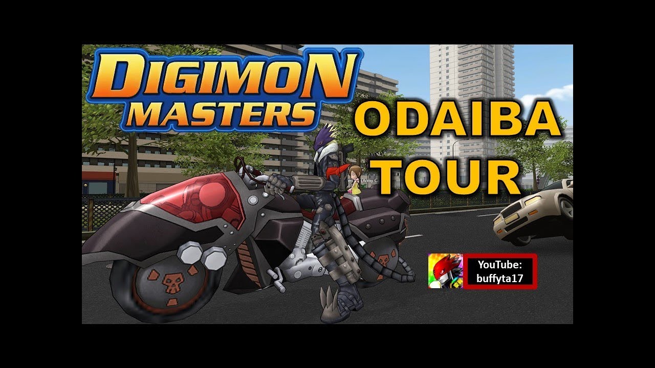 Digimon Masters Odaiba Area Tour Camp Site Valley Of Light Shibuya Tokyo Tower By Buffyta17 - roblox digimon masters script