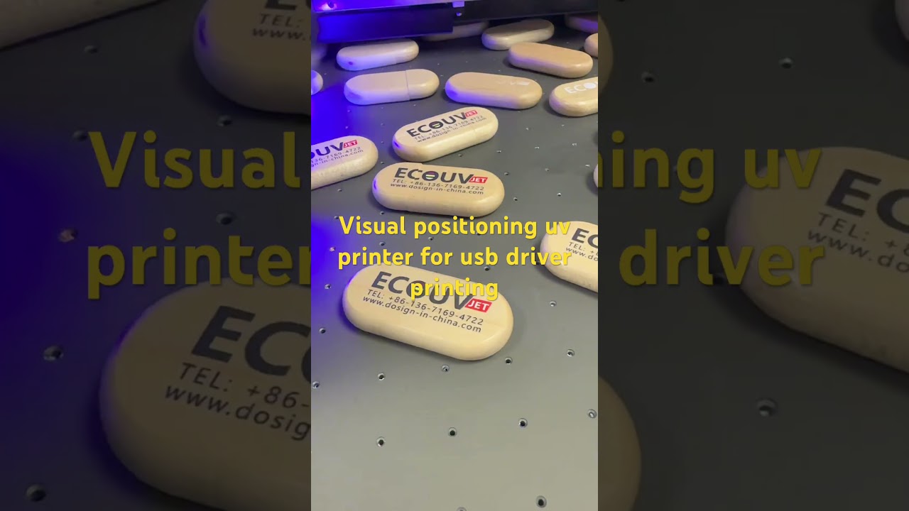 Uv flatbed printer with AI scanner camera