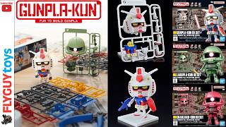 Bandai Hobby Kit Gundam Gunpla-Kun Dx Sets. Rx78-2, Zakupla-Kun, Charzaku-Kun Reviews FLYGUYtoys