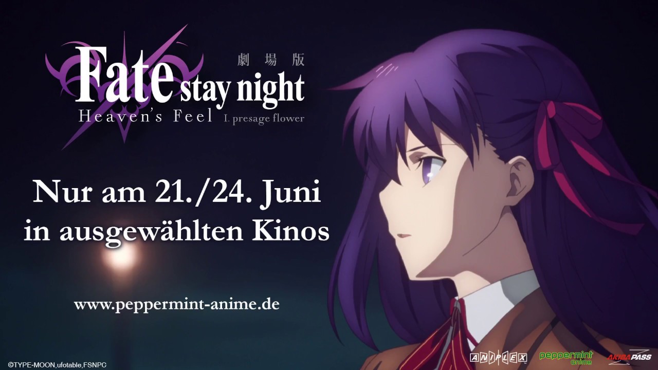 Fate/stay night: Heaven's Feel I. presage flower (movie) - Anime News  Network