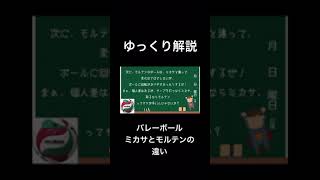 【ゆっくり解説】バレーボールのミカサとモルテンの違いとは！？