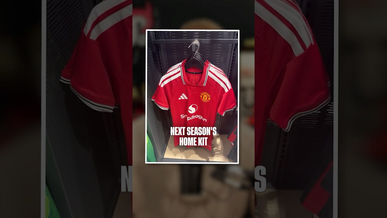 Why Man United are wearing next season's kit early 👀