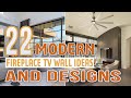 22 Modern Fireplace TV Wall Ideas and Designs