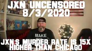 JXN UNCENSORED Episode #7 Jackson's Murder Rate Is 15X Higher Than Chicago's Per Capita (8/4/2020)