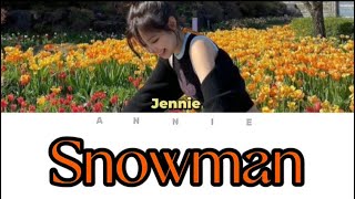 Snowman - Jennie cover | lyrics Resimi