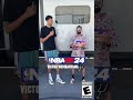 Wemby reacts to his first ever rating in #NBA2K24 👀 #2KRatings