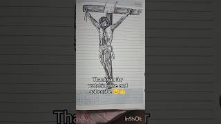 Jesus drawing✝️☦️🕊️ #jesus #pencilshading #faithart #Religiousart #jesuspainting