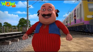 out of control train motu patlu new s13 cartoons for kids spot