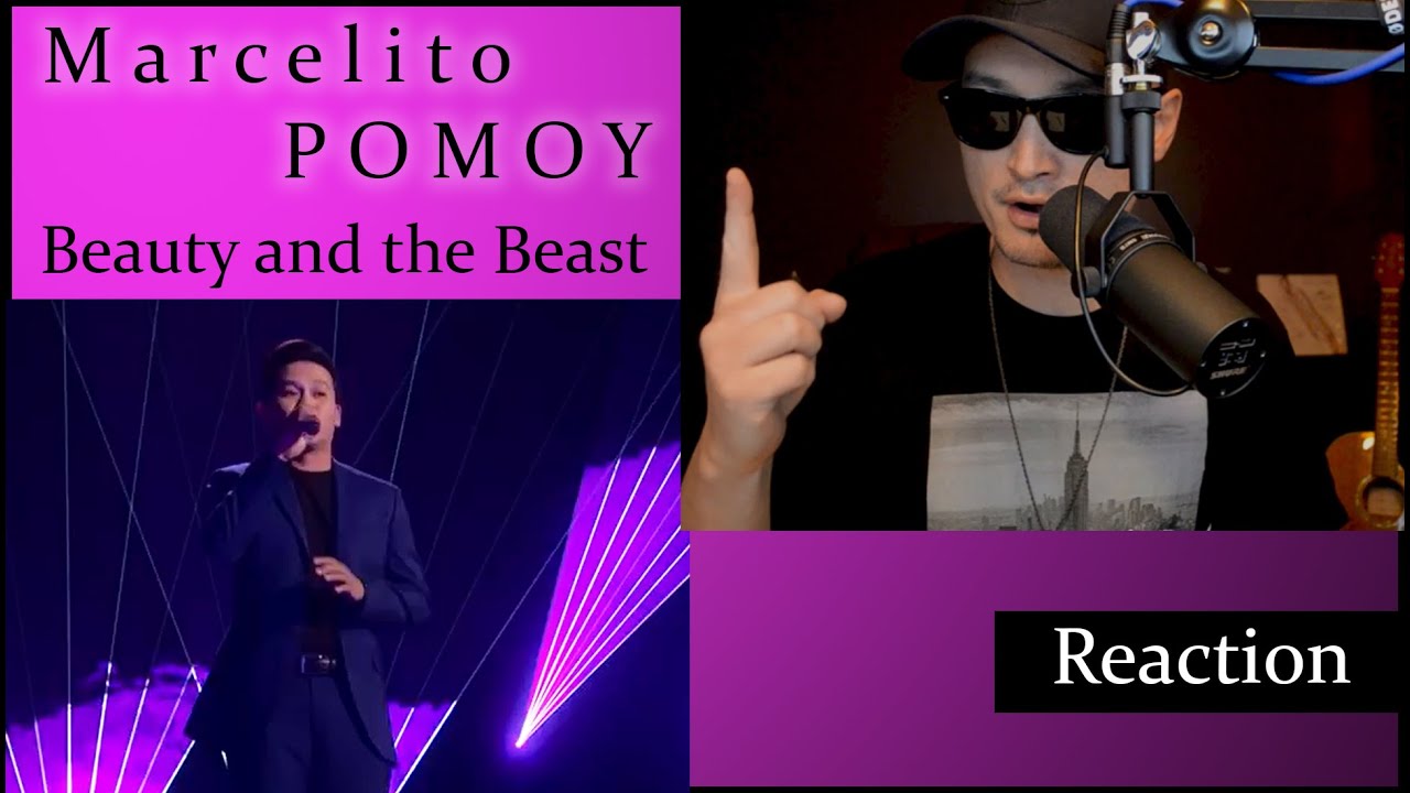 Vocal Reaction - Marcelito Pomoy  - Beauty and the Beast America's Got Talent: The Champions