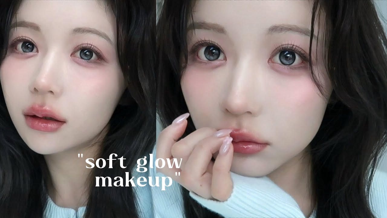 🩵冬の透明感メイク🩵 ナチュツヤ肌+ヨレないベースメイクHOW TO🥛