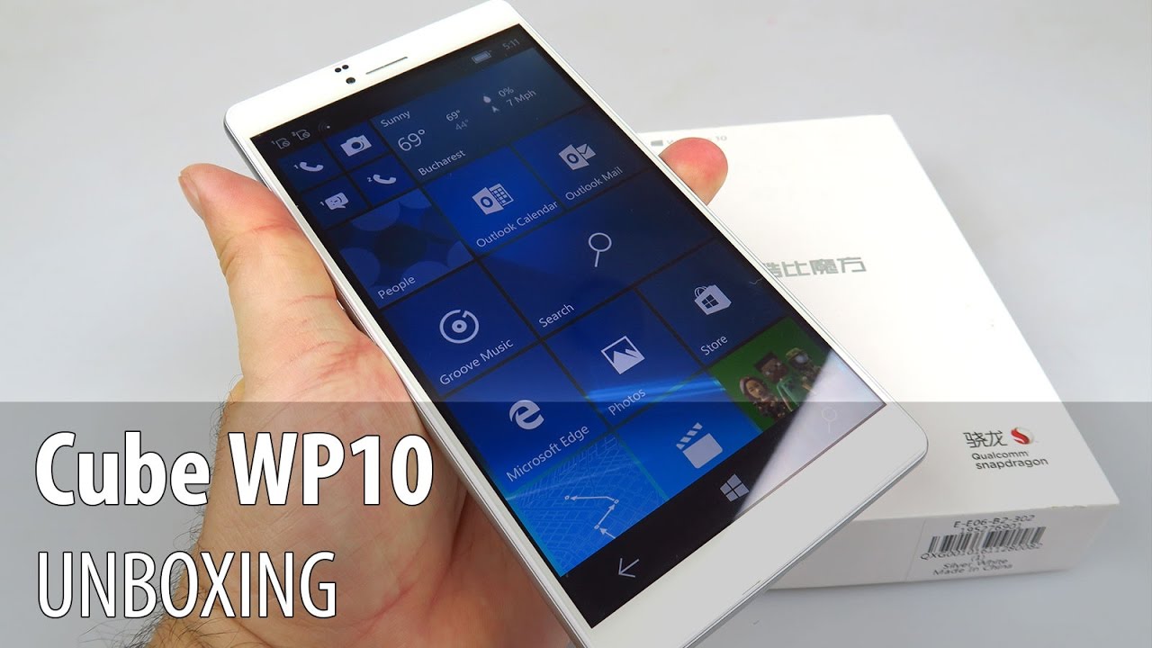 Cube WP10 Unboxing (7 inch Tablet with Windows 10 Mobile)