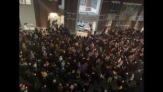 Candlelight vigil held Friday for fallen Concord police officer