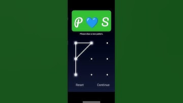 Pattern of PS Love 💙💙💙...#lockscreen #pattern #lock #love #couples