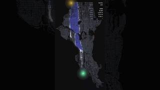 How GPS Finds the Best Route | AStar Algorithm Visualization #algorithms  #coding  #codinginterview
