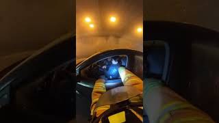 Car Crash in a Tunnel! Helmet-Cam Firefighter Rescue 🚒🔥