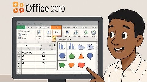 How to Insert Shaped Charts in MS Office 2010 | Step-by-Step Guide for Beginners 