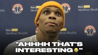 Russell Westbrook Recreates Iconic Meme During Press Conference