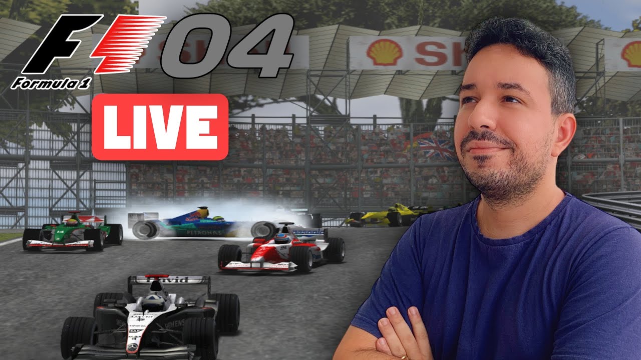 F1 ONE 04 | PS2 | PCSX2 | JOGANDO PELA PRIMEIRA VEZ!