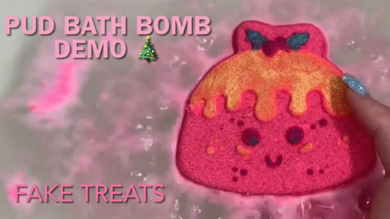 Fake Treats 🎄 Pud Bath Bomb Demo ✨