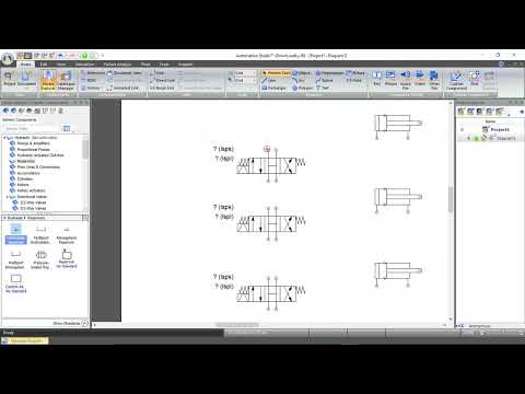 Pneumatic Circuit Design Using 5/2 DCV | FluidSIM Step-by-Step Tutorial