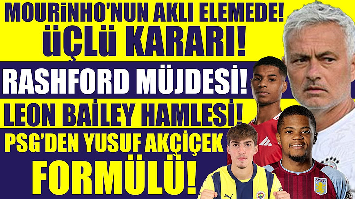 Mourinho'nun aklı elemede! Üçlü kararı! Rashford müjdesi! Bailey hamlesi! PSG’den Yusuf formülü