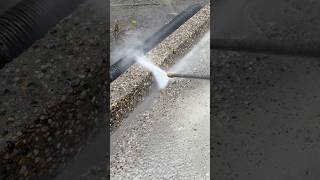 Exposed Aggregate 💦🪨✅ #concrete #construction #shorts