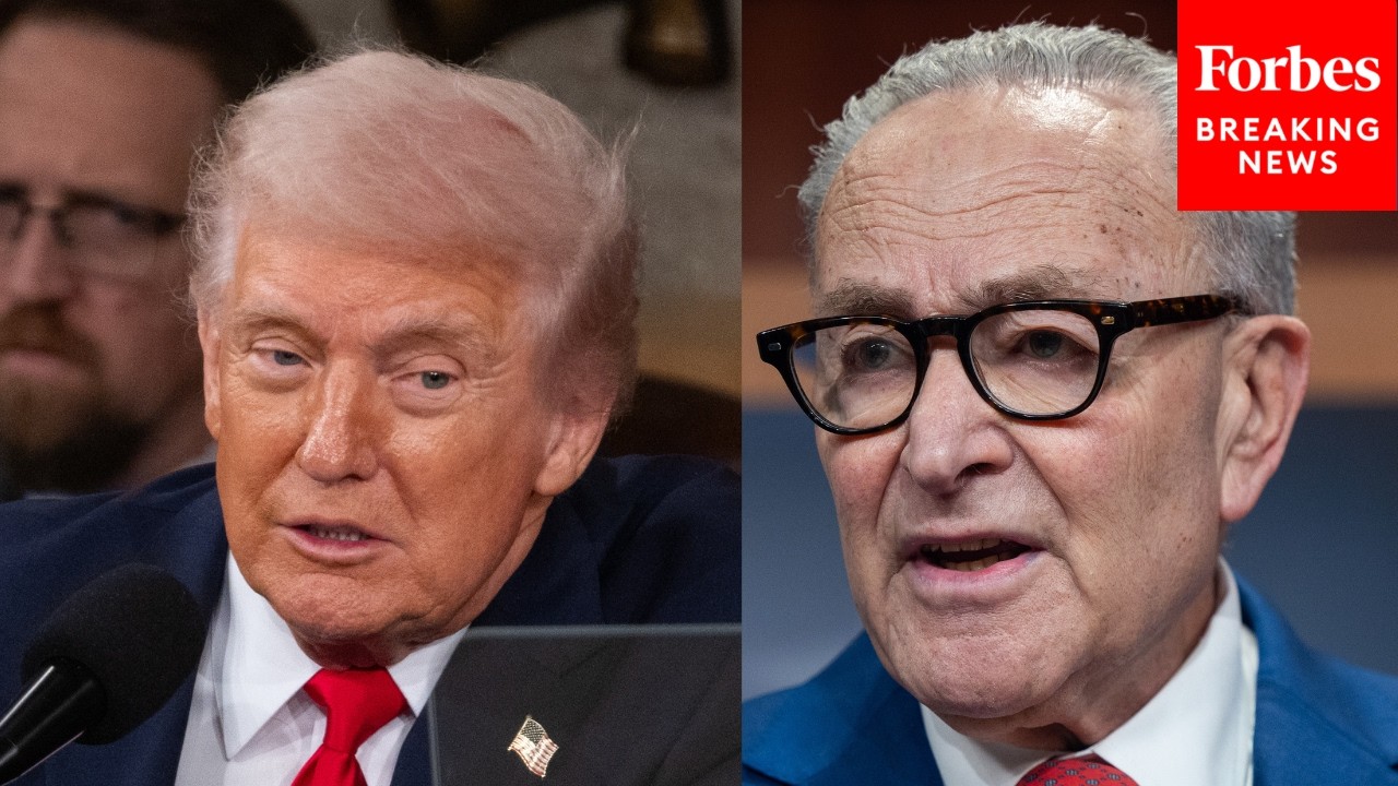 Chuck Schumer Absolutely Tears Into Trump's 'State Of Delusion'  Address
