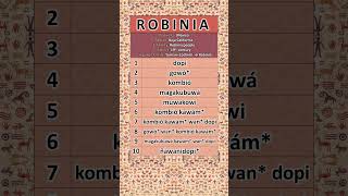 1-10 in a Language Nobody Speaks #Robinia #MexicoHistory