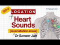 #heartsounds #auscultation areas explained | Aortic, Tricuspid, Pulmonary, Mitral and Erb’s area