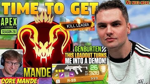 GENBURTEN W/ MANDE (Insane DUO) ❗Dominating LOBBY❗ SEASON 26 RANKED🚨Apex Legends @Genburten  @Mande_