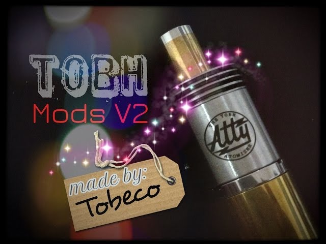 Tobh Atty Logo Tobh Av RBA / RDA Atomizer 28mm