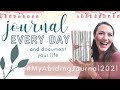 Journal every day with me in 2021 + what journal I am using #myabidingjournal2021