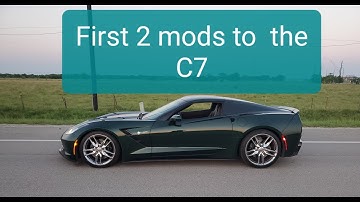 2 mods to the Corvette C7: Lowering and Fuel Lid remedy