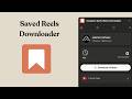 How to bulk download Instagram saved reels in one-click?