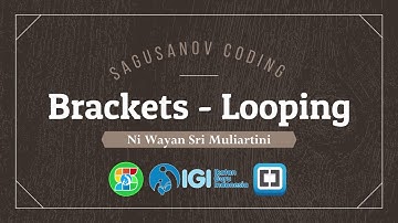 Tugas 7 Brackets - Belajar Coding String dan Looping Javascript
