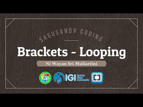 Tugas 7 Brackets - Belajar Coding String dan Looping Javascript