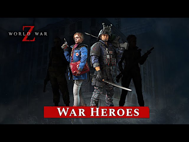 UPDATE SOON!! War Heroes Character Skin DLC - World War Z Crossplay Update  