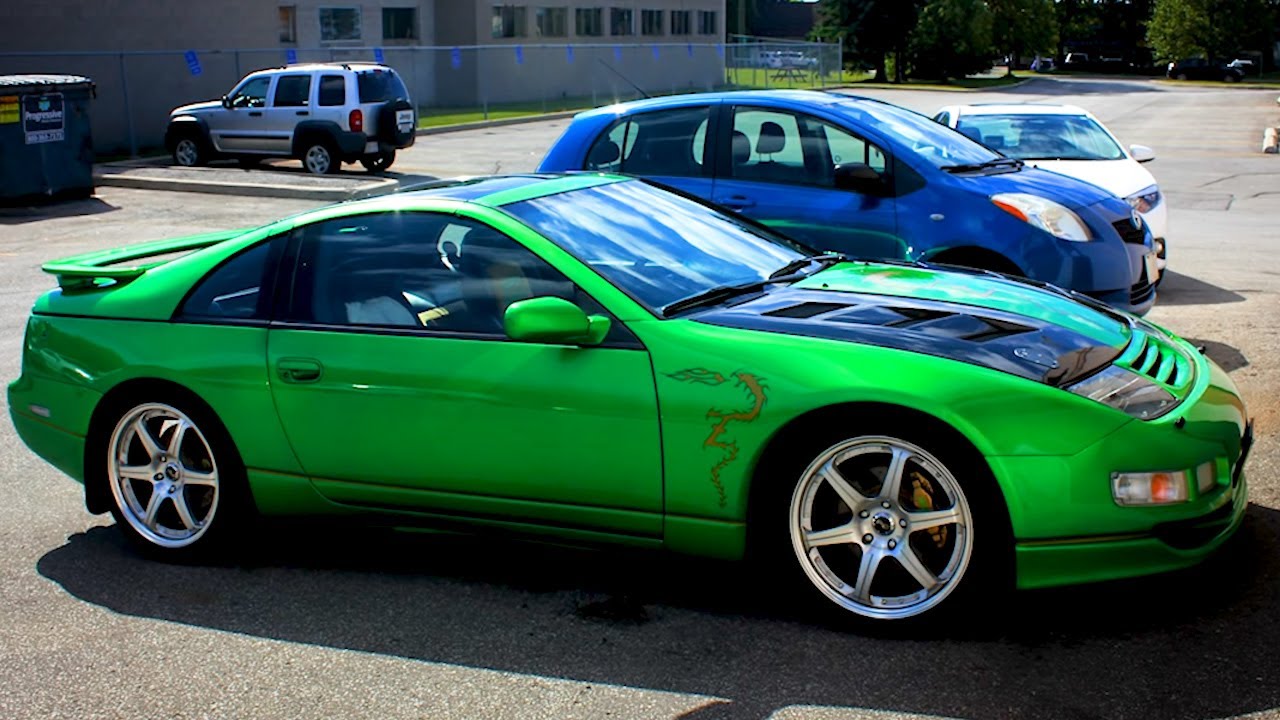 Green Kandy Custom Painted Nissan 300ZX YouTube