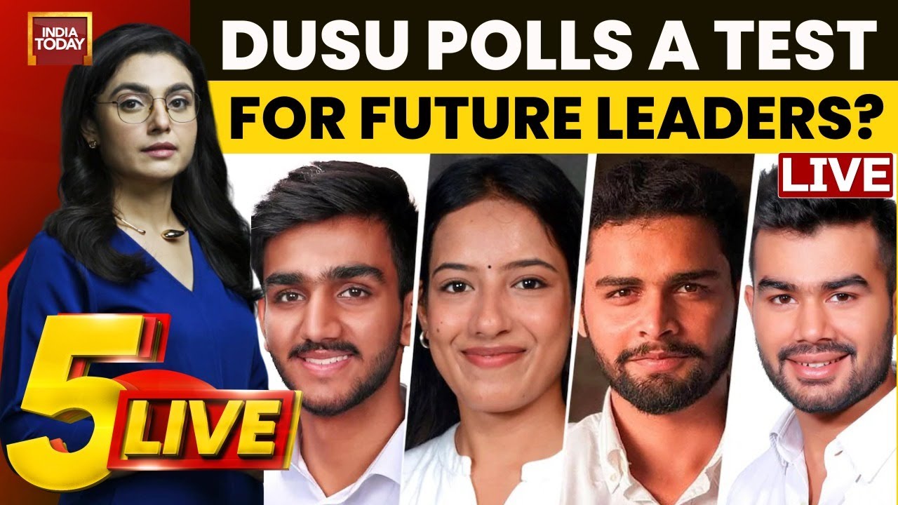 5Live With Sonal: ABVP Bags President, Secretary, and Joint Secretary Posts in DUSU Elections