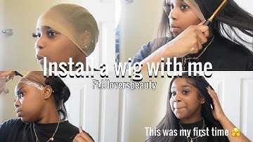 Attempting To Install A Wig For The FIRST TIME!!! ft. Amazon 26in Wig *very interesting*