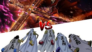 Mihawk Vs Admirals One Piece