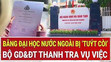 Bằng đại học nước ngoài bị ‘tuýt còi’: Bộ GD&ĐT thanh tra vụ việc liên quan 40 học viên