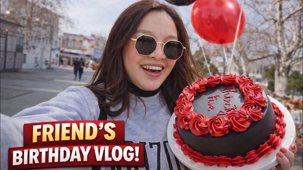 FRIEND'S BIRTHDAY || VLOG || SHORT VLOG|| 😀 #macedonia #cityexplore #youtubevlog