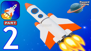 Recharge Rocket 3D - Gameplay Part 2 - All Levels New Planets Unlocked - Android Gameplay